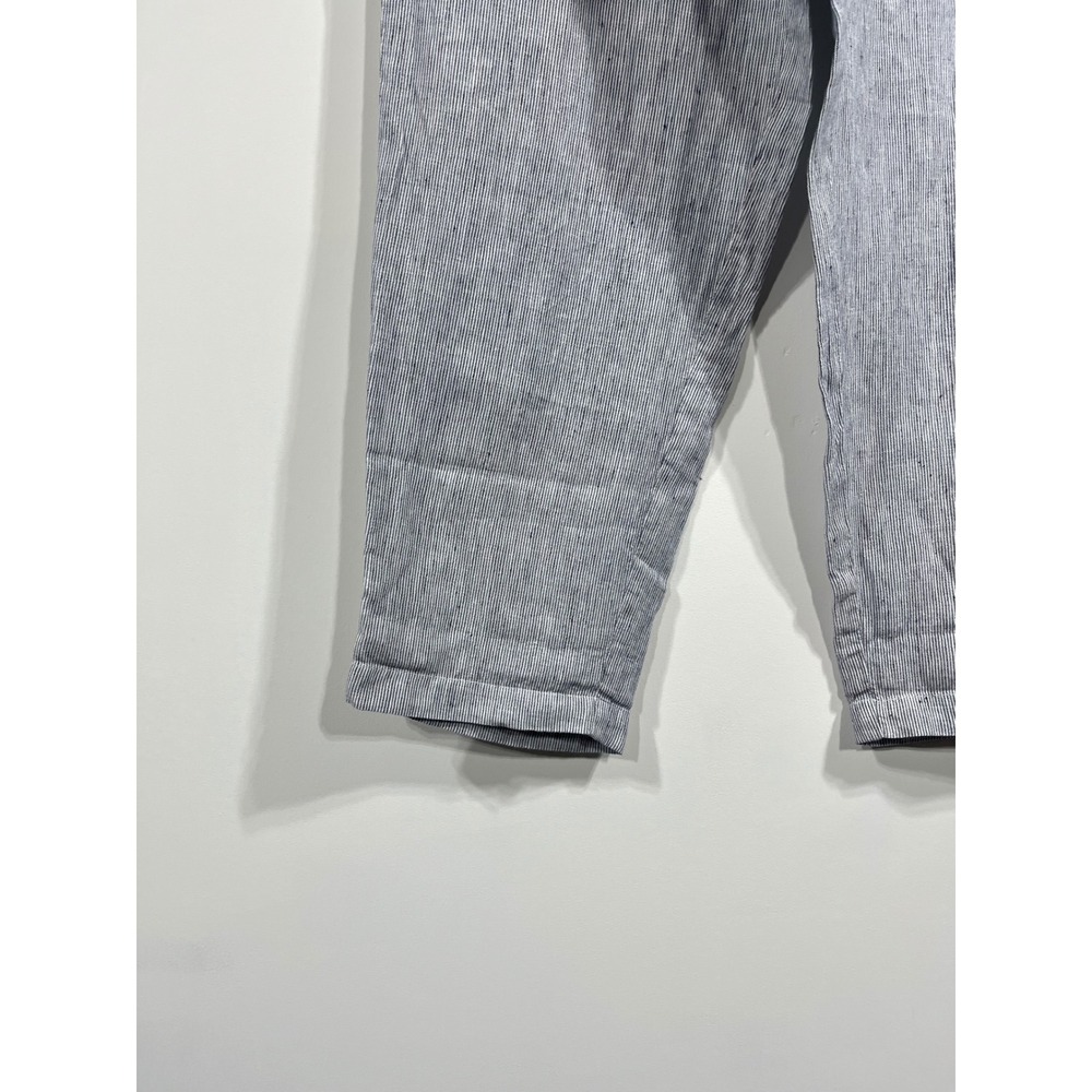 J Jill Love Linen Stripe Drawstring Pull On Pants Womens XL Coastal Resort Boho - Picture 2 of 12